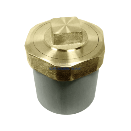 Registro de 2" Tipo Dado Bronce pesado