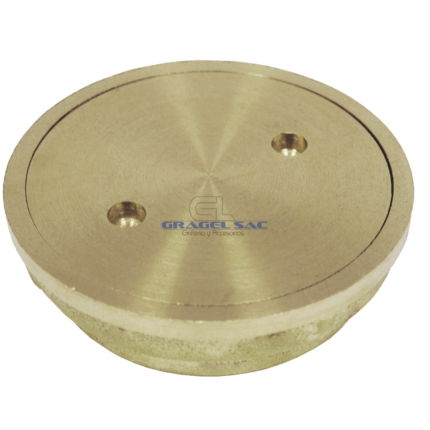 Registro de 2 Bronce pesado